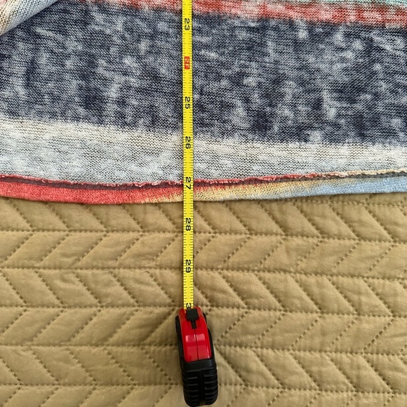 Gorgeous! EUC striped asymmetrical sweater from White Birch, size medium - Picture 7 of 8